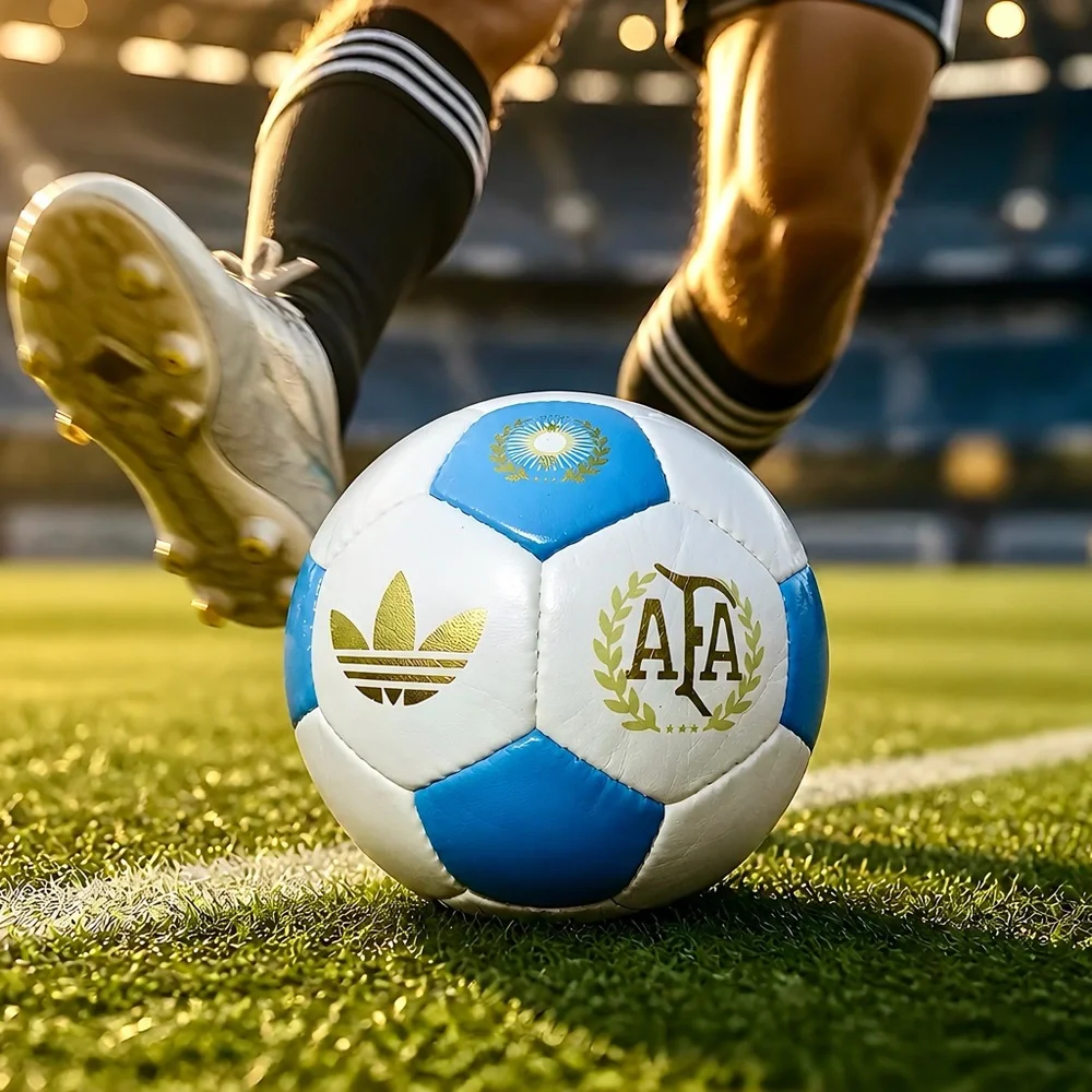 Adidas 50s Anniversary White Blue Soccer Ball Size 5